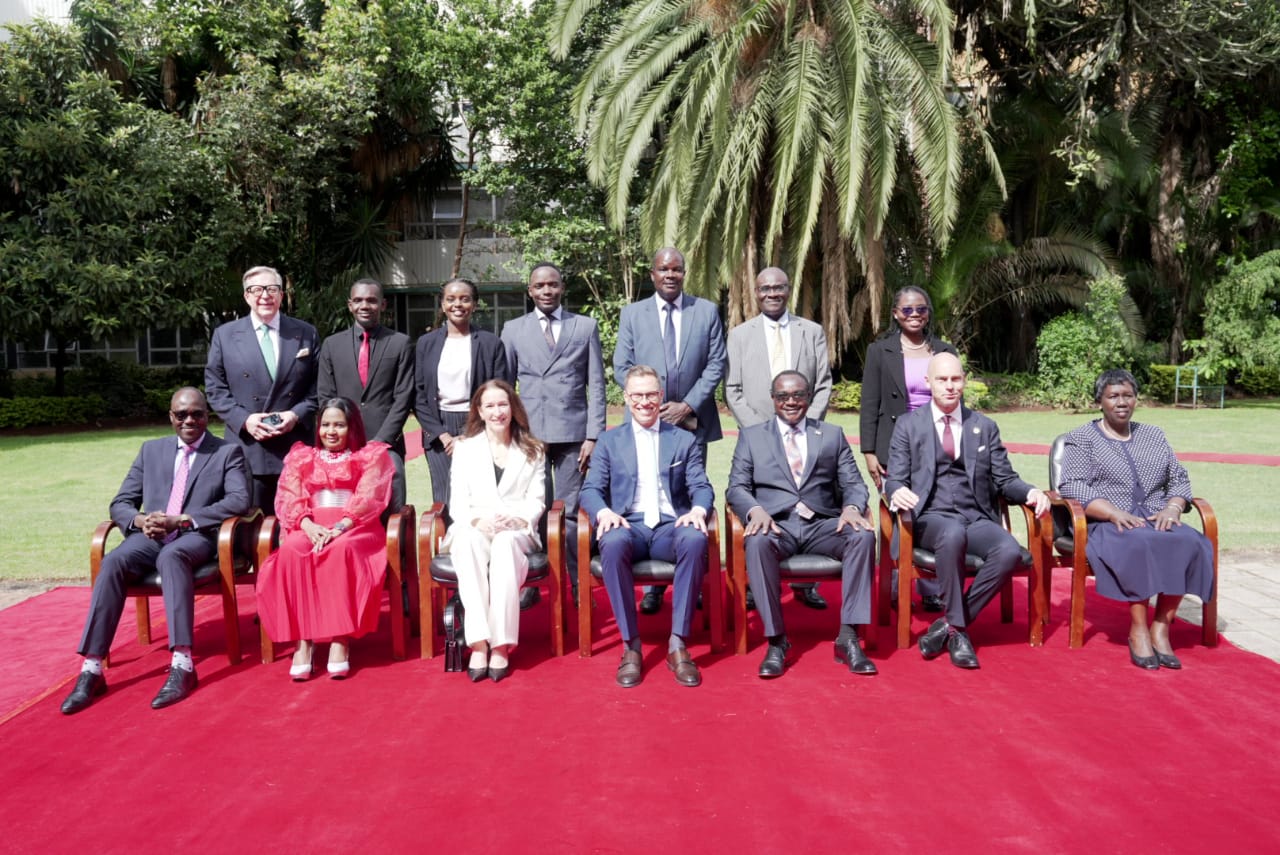 Finland President, H.E. Alexander Stubb on Tuesday, May 13, 2025 at the University of Nairobi
